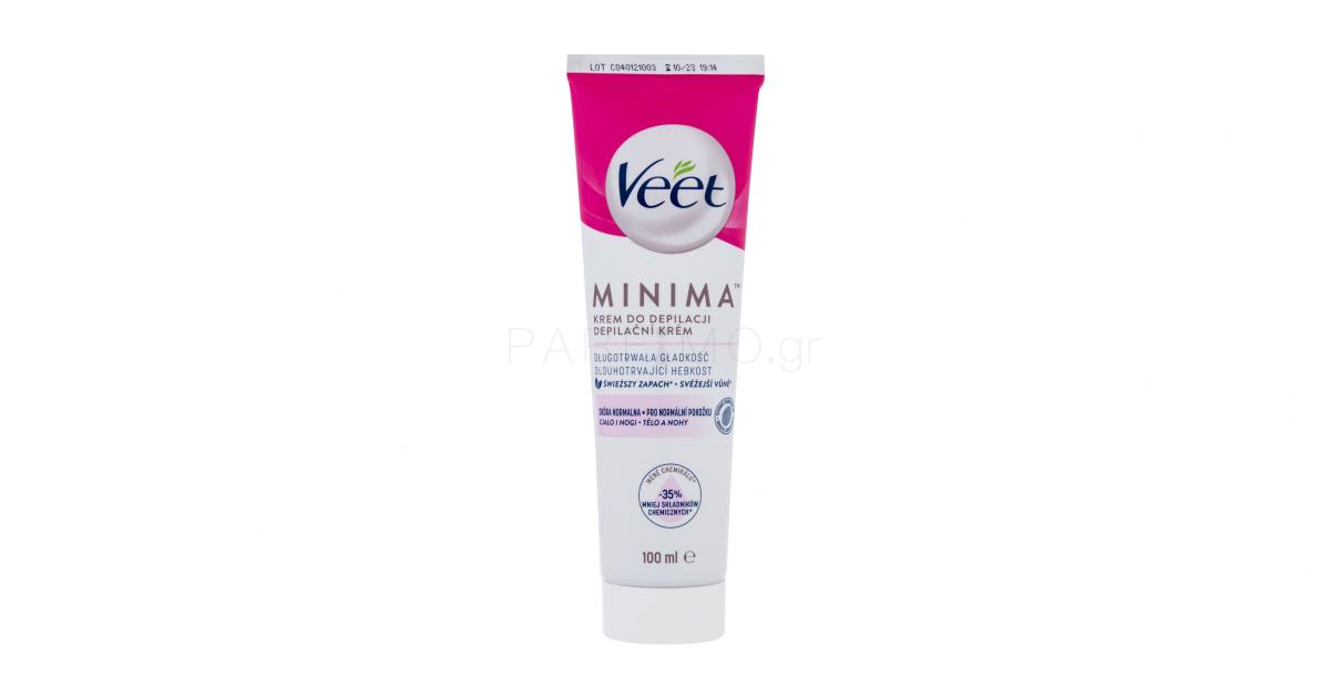 Veet Minima Hair Removal Cream Normal Skin Προϊόν αποτρίχωσης για