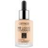 Catrice HD Liquid Coverage 24H Make up για γυναίκες 30 ml Απόχρωση 002 Porcelain Beige