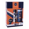 Nivea Men Sport Fresh Σετ δώρου αφρόλουτρο Men Sport 250 ml + αντιιδρωτικό Black &amp; White Invisible Ultimate Impact 150 ml + κρέμα Men Creme 30 ml