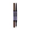 Maybelline Express Brow Satin Duo Μολύβι για τα φρύδια για γυναίκες 0,71 gr Απόχρωση Medium Brown