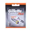 Gillette Contour Plus Ανταλλακτικές λεπίδες για άνδρες 10 τεμ ελλατωματική συσκευασία