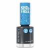 Rimmel London Kind &amp; Free Βερνίκια νυχιών για γυναίκες 8 ml Απόχρωση 158 All Greyed Out