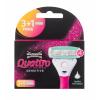 Wilkinson Sword Quattro For Women Sensitive Ανταλλακτικές λεπίδες για γυναίκες Σετ