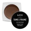 NYX Professional Makeup Tame &amp; Frame Tinted Brow Pomade Τζέλ φρυδιών για γυναίκες 5 gr Απόχρωση 02 Chocolate