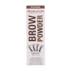 Makeup Revolution London Brow Powder Stamp &amp; Stencil Πούδρα φρυδιών για γυναίκες 0,65 gr Απόχρωση Ash Brown