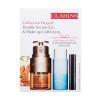 Clarins Double Serum Eye &amp; Make-Up Collection Σετ δώρου Ορός προσώπου Double Serum Eye 20 ml + προϊόν καθαρισμού ματιών Instant Eye Make-Up Remover 30 ml + μάσκαρα Supra Lift &amp; Curl Mascara 3 ml 01 Intense Black