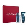 Ferragamo Ferragamo Intense Leather Σετ δώρου EDP 100 ml + αφρόλουτρο 100 ml + EDP 10 ml