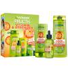 Garnier Fructis Vitamin &amp; Strength Σετ δώρου σαμπουάν Fructis Vitamin &amp; Strength Reinforcing Shampoo 400 ml + μαλακτικό Fructis Vitamin &amp; Strength Reinforcing Conditioner 200 ml + ορός μαλλιών Fructis Vitamin &amp; Strength Θεραπεία κατά της πτώσης 125 ml