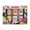 Yankee Candle Home Inspiration Σετ δώρου Αρωματικό κερί Sugared Blossom 49 g + αρωματικό κερί Mango Lemonade  49 g + αρωματικό κερί Pomegranate Coconut 49 g + αρωματικό κερί Citrus Spice scented  49 g + αρωματικό κερί Island Blooms 49 g + αρωματικό κερί Confetti macarons 49 g