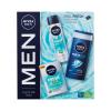 Nivea Men Fresh Kick Feel Fresh Σετ δώρου aftershave Men Fresh Kick 100 ml + αντιιδρωτικό Men Fresh Kick 150 ml + αφρόλουτρο Men Fresh Kick 250 ml