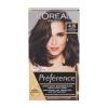 L&#039;Oréal Paris Préférence Βαφή μαλλιών για γυναίκες 60 ml Απόχρωση 4.15 Caracas ελλατωματική συσκευασία