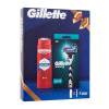 Gillette Mach3 Σετ δώρου ξυριστική μηχανή 1 τεμ + εφεδρικές λεπίδες 1 τεμ + αφρόλουτρο και σαμπουάν Old Spice Whitewater 3in1 250 ml