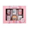 Yankee Candle Home Inspiration Σετ δώρου αρωματικό κερί Cherry Vanilla 49 g + αρωματικό κερί Stony Cove 49 g + αρωματικό κερί Coral Peony 49 g + αρωματικό κερί Sugared Blossom 49 g + αρωματικό κερί Exotic Fruits 49 g + αρωματικό κερί White Linen &amp; Lace 49 g