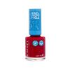 Rimmel London Kind &amp; Free Βερνίκια νυχιών για γυναίκες 8 ml Απόχρωση 156 Poppy Pop Red