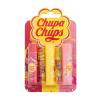 Chupa Chups Lip Balm Trio Σετ δώρου βάλσαμο χειλιών 4 g Watermelon + βάλσαμο χειλιών 4 g Peach Pulp + βάλσαμο χειλιών 4 g Lemon Sorbet κατεστραμμένο κουτί