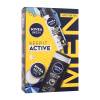 Nivea Men Keep It Active Σετ δώρου κρέμα προσώπου, σώματος και χεριών Men Creme 30 ml + αντιιδρωτικό Men Invisible Black &amp; White Original 150 ml + αφρόλουτρο Men Active Clean 250 ml