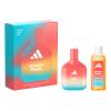 Adidas Vibes Happy Feels Σετ δώρου EDP 100 ml + αφρόλουτρο 100 ml