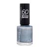 Rimmel London 60 Seconds Super Shine Βερνίκια νυχιών για γυναίκες 8 ml Απόχρωση 812 Pedal To The Metal κατεστραμμένο φιαλίδιο