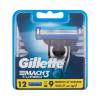 Gillette Mach3 Turbo Ανταλλακτικές λεπίδες για άνδρες 12 τεμ