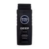 Nivea Men Deep Clean Body, Face &amp; Hair Αφρόλουτρο για άνδρες 500 ml