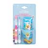 Pinkfong Baby Shark Set Σετ δώρου οδοντόβουρτσες 2 τεμ + οδοντόπαστα 75 ml + ποτήρι βάση οδοντόβουρτσας