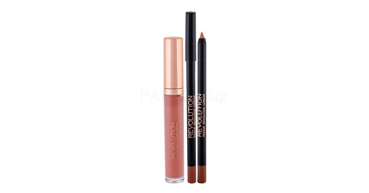 Makeup Revolution London Retro Luxe Gloss Lip Kit Σετ δώρου λιπ γκλος 5 