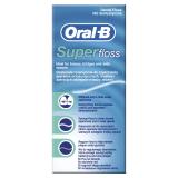 Oral-B Super Floss Οδοντικό νήμα 1 τεμ