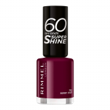 Rimmel London 60 Seconds Super Shine Βερνίκια νυχιών για γυναίκες 8 ml Απόχρωση 712 Berry Pop