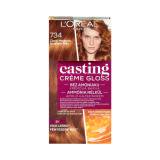 L'Oréal Paris Casting Creme Gloss Βαφή μαλλιών για γυναίκες 48 ml Απόχρωση 734 Golden Honey