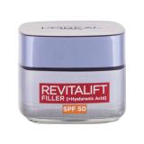 L'Oréal Paris Revitalift Filler HA SPF50 Κρέμα προσώπου ημέρας για γυναίκες 50 ml