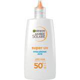 Garnier Ambre Solaire Super UV Hyaluronic Acid SPF50+ Αντιηλιακό προϊόν προσώπου 40 ml