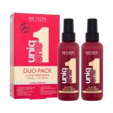 Revlon Professional Uniq One All In One Hair Treatment Duo Pack Περιποίηση μαλλιών χωρίς ξέβγαλμα για γυναίκες Σετ