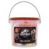 Universal Jurassic World Create A Dino Fizzer Σετ δώρου κιτρικό οξύ 70 g + μαγειρική σόδα 130 g + κίτρινη βαφή1 g + μπλε βαφή 1 g + γλυκερίνη 10 g + άρωμα φράουλας 5 g + καλούπι για Bath Bomb