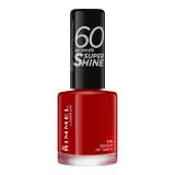 Rimmel London 60 Seconds Super Shine Βερνίκια νυχιών για γυναίκες 8 ml Απόχρωση 315 Queen Of Tarts