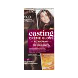 L'Oréal Paris Casting Creme Gloss Βαφή μαλλιών για γυναίκες 48 ml Απόχρωση 500 Medium Brown