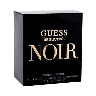 GUESS Seductive Noir Eau de Toilette για γυναίκες 75 ml ελλατωματική συσκευασία