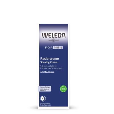 Weleda For Men Shaving Cream Τζελ ξυρίσματος για άνδρες 75 ml