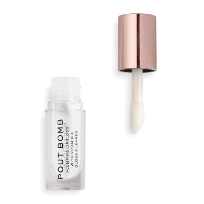 Makeup Revolution London Pout Bomb Lip Gloss για γυναίκες 4,6 ml Απόχρωση Glaze