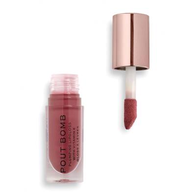 Makeup Revolution London Pout Bomb Lip Gloss για γυναίκες 4,6 ml Απόχρωση Sauce