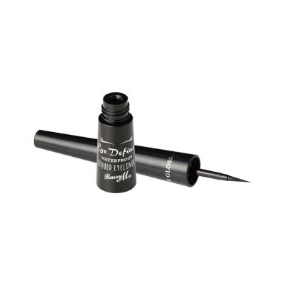 Barry M Eye Define Liquid Waterproof Eyeliner για γυναίκες 2 ml Απόχρωση Super Gloss Black