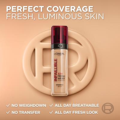 L&#039;Oréal Paris Infaillible 32H Fresh Wear SPF25 Make up για γυναίκες 30 ml Απόχρωση 15