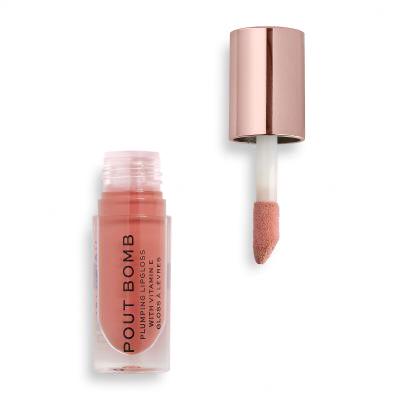 Makeup Revolution London Pout Bomb Lip Gloss για γυναίκες 4,6 ml Απόχρωση Kiss