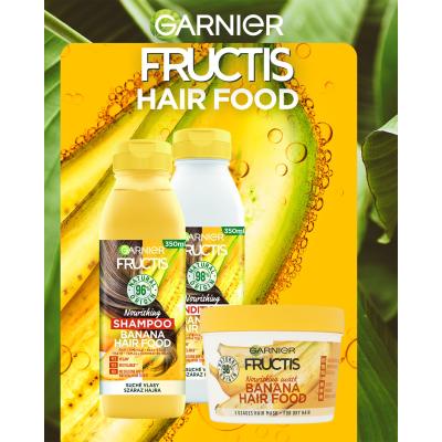 Garnier Fructis Hair Food Banana Σετ δώρου σαμπουάν Fructis Nourishing Banana Hair Food 350 ml + μάσκα μαλλιών Fructis Nourishing Banana Hair Food 390 ml