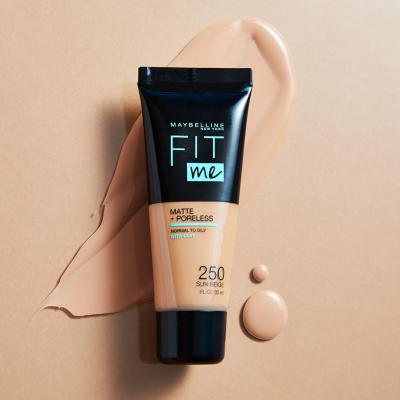 Maybelline Fit Me! Matte + Poreless Make up για γυναίκες 30 ml Απόχρωση 330 Toffee