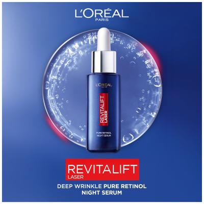 L&#039;Oréal Paris Revitalift Laser Pure Retinol Night Serum Ορός προσώπου για γυναίκες 30 ml