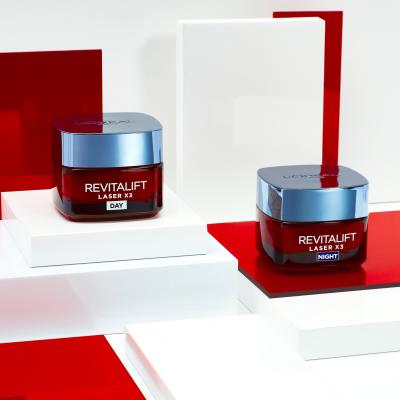 L&#039;Oréal Paris Revitalift Laser X3 Day Cream Σετ δώρου Κρέμα προσώπου ημέρας Revitalift Laser X3 50 ml + κρέμα προσώπου  νύχτας Revitalift Laser X3 50 ml