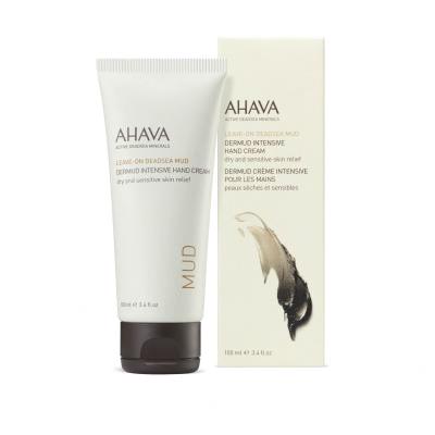 AHAVA Deadsea Mud Duo Σετ δώρου κρέμα χεριών Leave-On Deadsea Mud Hand Cream 100 ml + κρέμα ποδιών Leave-On Deadsea Mud Foot Cream 100 ml