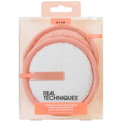 Real Techniques Skin Reusable Make Up Removal Pads Δίσκοι ντεμακιγιάζ για γυναίκες 2 τεμ