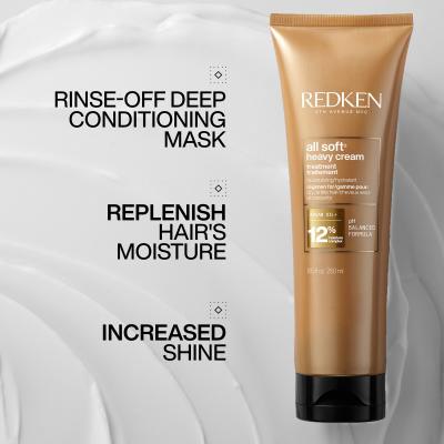 Redken All Soft Heavy Cream Treatment Μάσκα μαλλιών για γυναίκες 250 ml