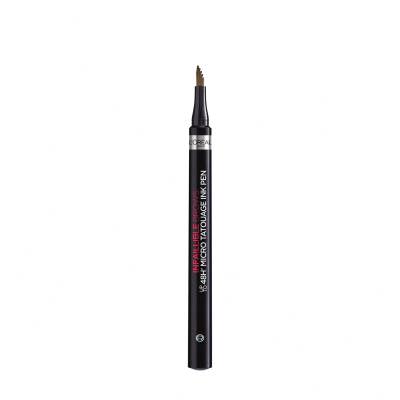 L&#039;Oréal Paris Infaillible Brows 48H Micro Tatouage Ink Pen Μολύβι για τα φρύδια για γυναίκες 1 gr Απόχρωση 3.0 Brunette